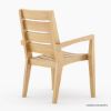 Picture of Hamburg Teak Outdoor Dining Armchair