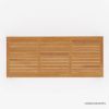 Picture of Bernburg Teak Outdoor Rectangular Dining Table with Armchair Set