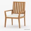 Picture of Bernburg Teak Outdoor Dining Chair with Cushion
