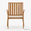 Picture of Bernburg Teak Outdoor Dining Chair with Cushion
