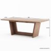 Picture of Liverpool Teak Rectangular Outdoor Dining Table