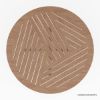 Picture of Renfrew Teak Modern Outdoor Round Dining Table 