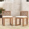 Picture of Renfrew Teak Outdoor Dining Chair with Cushion