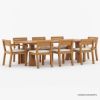 Picture of Halmstad Rustic Outdoor Dining Table & Chairs Set 