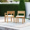 Picture of Halmstad Rustic Teak Wood Outdoor Dining Chair