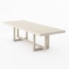 Picture of Ledbury Extendable Rustic Teak Wood Outdoor Dining Set 