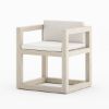 Picture of Ledbury Extendable Rustic Teak Wood Outdoor Dining Set 
