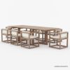 Picture of Lynton 9 Piece Outdoor Teak Dining Set