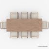 Picture of Lynton 9 Piece Outdoor Teak Dining Set