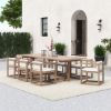 Picture of Lynton Teak Wood Modern Outdoor Dining Table  