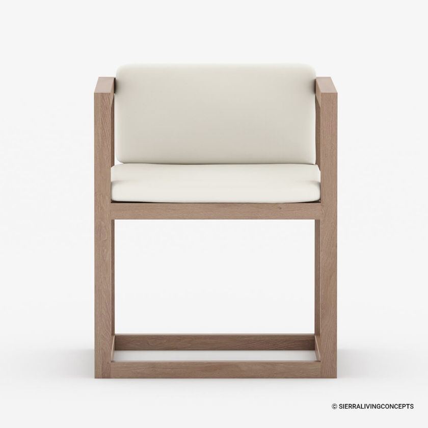 Picture of Lynton Teak Outdoor Dining Chair with Cushion