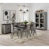 Picture of Arendal Modern Mahogany Wood 8 Piece Dining Room Set