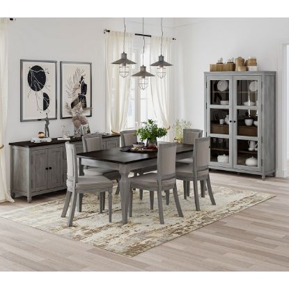 Picture of Arendal Modern Mahogany Wood 8 Piece Dining Room Set