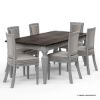 Picture of Arendal Modern Mahogany Wood Dining Table Set