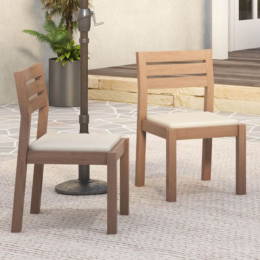 Picture of Ravello Teak Wood Outdoor Patio Dining Chair