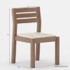 Picture of Ravello Teak Outdoor Dining Cushioned Chair