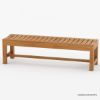Picture of Margate Square Teak Outdoor Dining Set With Benches