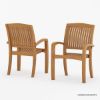 Picture of Lismore 8-Person Teak Outdoor Dining Set with Umbrella Hole