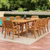 Picture of Lismore Outdoor Teak Trestle Dining Table