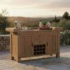 Picture of Brantford Teak Wood Outdoor Bar Cabinet