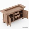 Picture of Brantford Teak Wood Outdoor Bar Cabinet