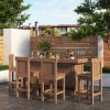 Picture of Brantford Teak Wood Outdoor Bar Cabinet