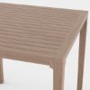 Picture of Ravenna Rustic Teak Wood Outdoor Dining Bar Table