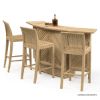 Picture of Tamworth Teak Wood Outdoor Bar Set