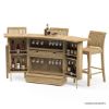 Picture of Tamworth Teak Wood Outdoor Bar Set