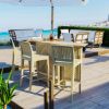 Picture of Tamworth Teak Wood Outdoor Bar Set