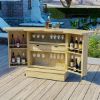 Picture of Tamworth Wooden Patio Bar Cabinet with Storage