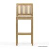 Picture of Tamworth Rustic Teak Wood Outdoor Bar Chair