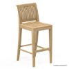 Picture of Tamworth Rustic Teak Wood Outdoor Bar Chair