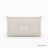 Picture of Valencia Weathered Solid Wood Outdoor Bar Cabinet with Storage