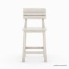 Picture of Valencia Rustic Teak Wood Outdoor Bar Counter Stools (set of 2) 