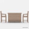 Picture of Wismar Teak Wood 5 Piece Outdoor Bar Set
