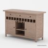 Picture of Wismar Teak Wood 5 Piece Outdoor Bar Set