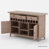 Picture of Wismar Teak Wood 5 Piece Outdoor Bar Set