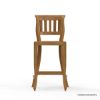 Picture of Burano Teak Wood Outdoor Bar Table Chair Set