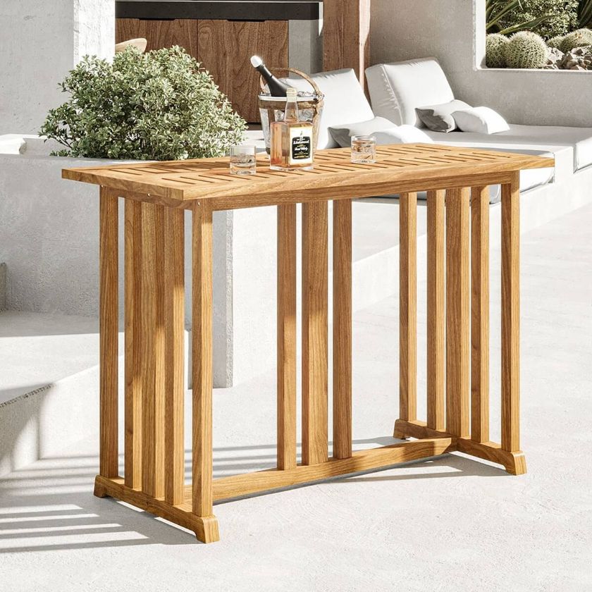 Picture of Burano Teak Patio Bar Table 