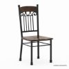 Picture of Mansfield Solid Wood & Wrought Iron Dining Chair