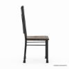Picture of Mansfield Solid Wood & Wrought Iron Dining Chair