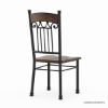 Picture of Mansfield Solid Wood & Wrought Iron Dining Chair