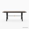 Picture of Quimper 6-Seater Solid Wood & Wrought Iron Dining Set