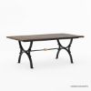 Picture of Quimper Solid Wood & Wrought Iron Dining Table