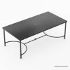 Picture of Muskegon Black Industrial Style Wrought Iron Dining Table