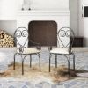 Picture of Pearland Handcrafted Wrought Iron Dining Arm Chair