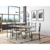 Picture of Forbach 4 Seater Solid Wood & Wrought Iron Patio Table
