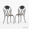Picture of Durango Black Premium Wrought Iron Dining Chair