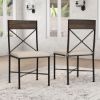 Picture of Pontevedra Rustic Solid Wood & Wrought Iron Dining Chair